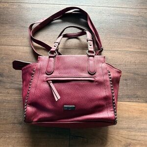 Elegant Burgundy Handbag